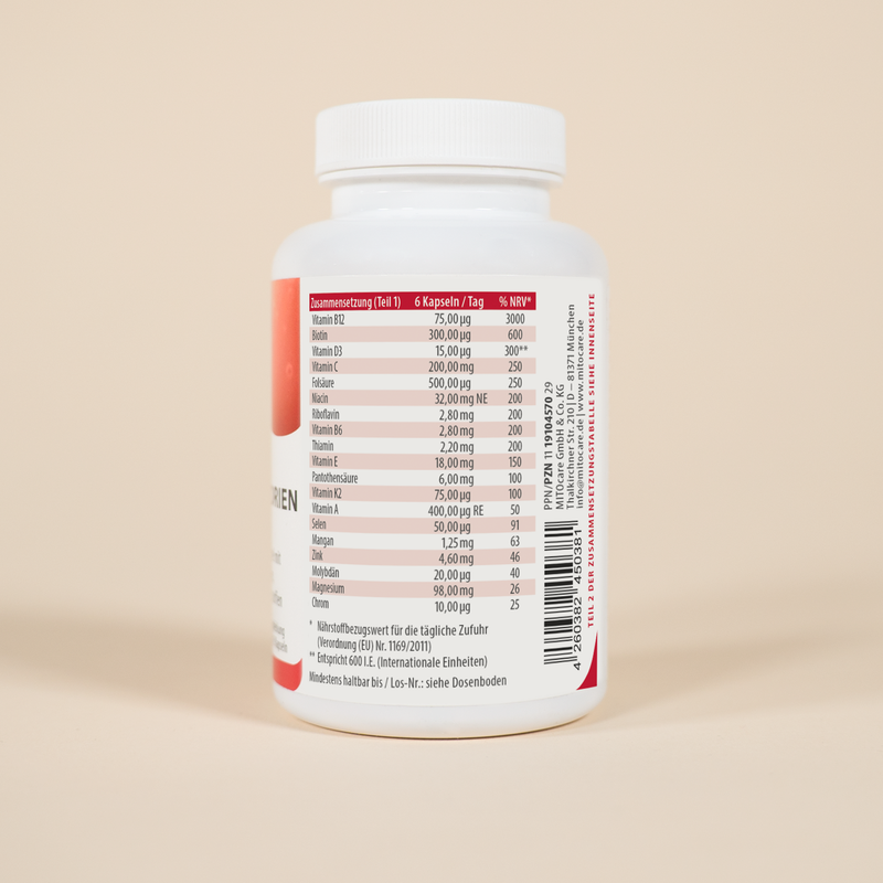 Mitochondrien Multi Komplex | Kapseln 180 Stk.