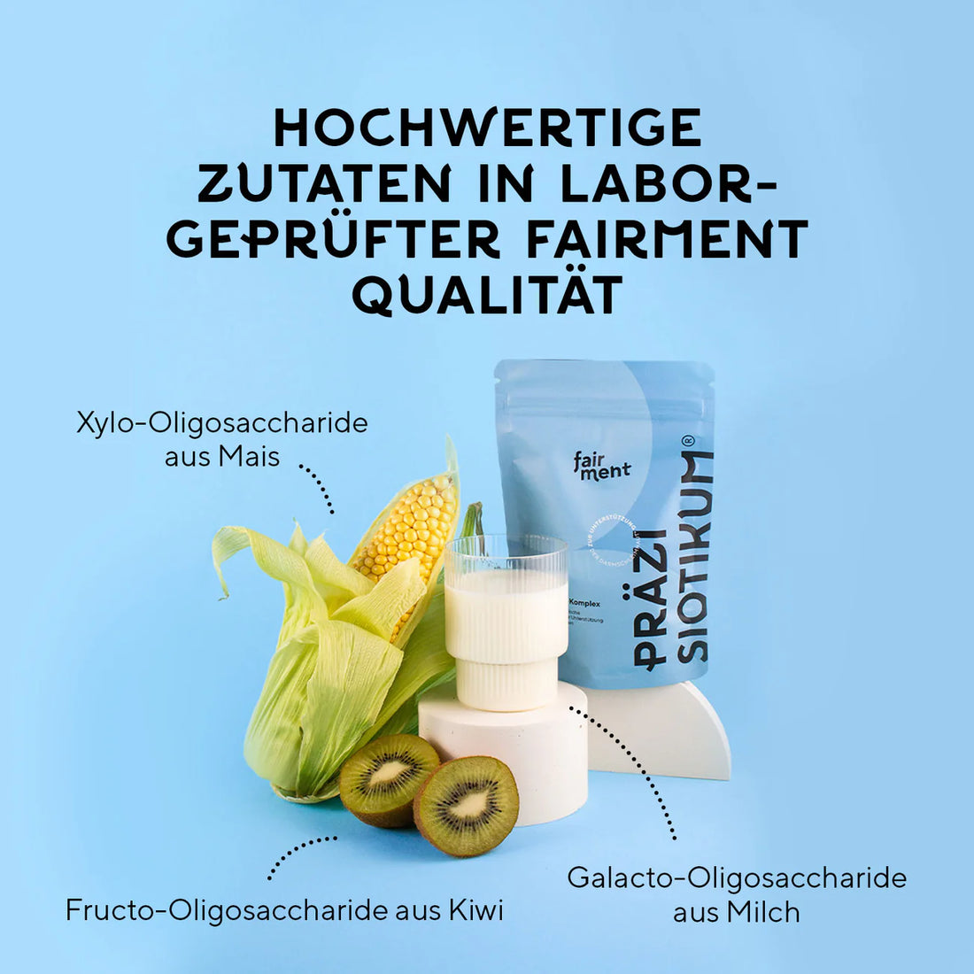 Präzisiotikum - Premium Ballaststoff-Komplex | 150g Pulver