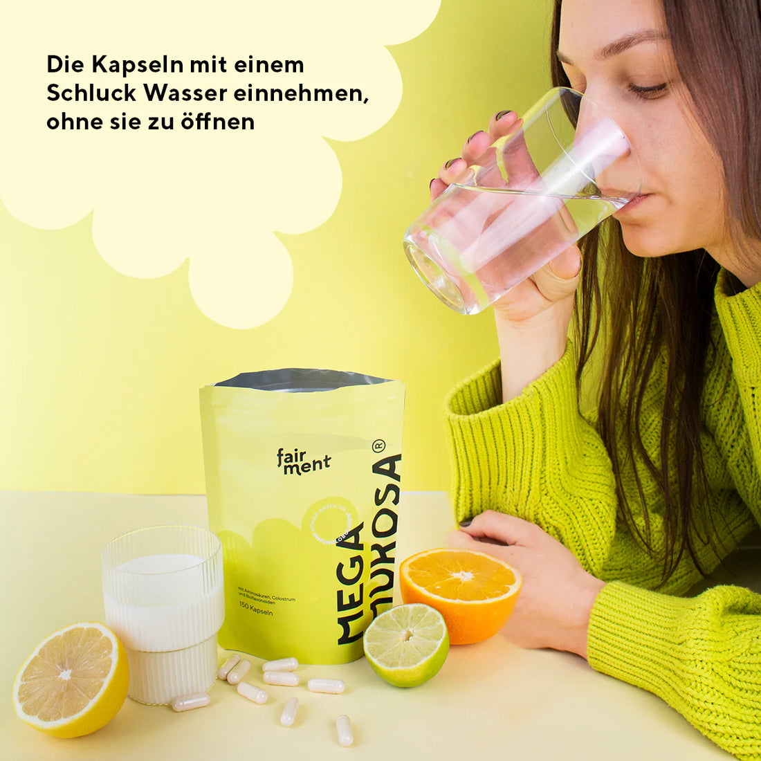 MegaMukosa - Für deine innere Schutzschicht | Kapseln 150 Stk.