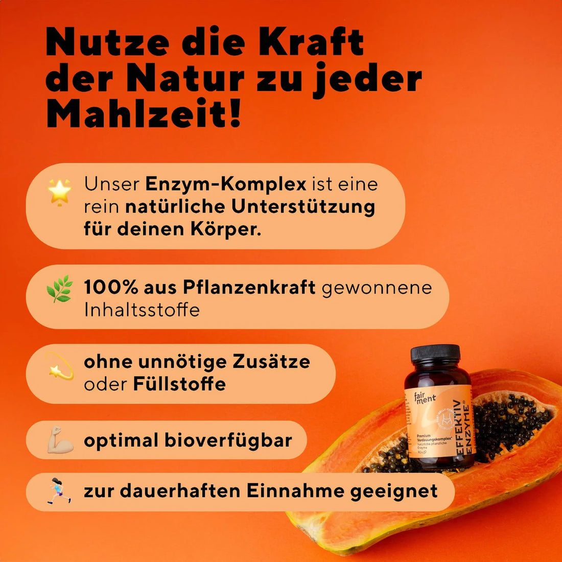 EffektivEnzyme - Premium Enzym-Komplex | Kapseln 90 Stk.