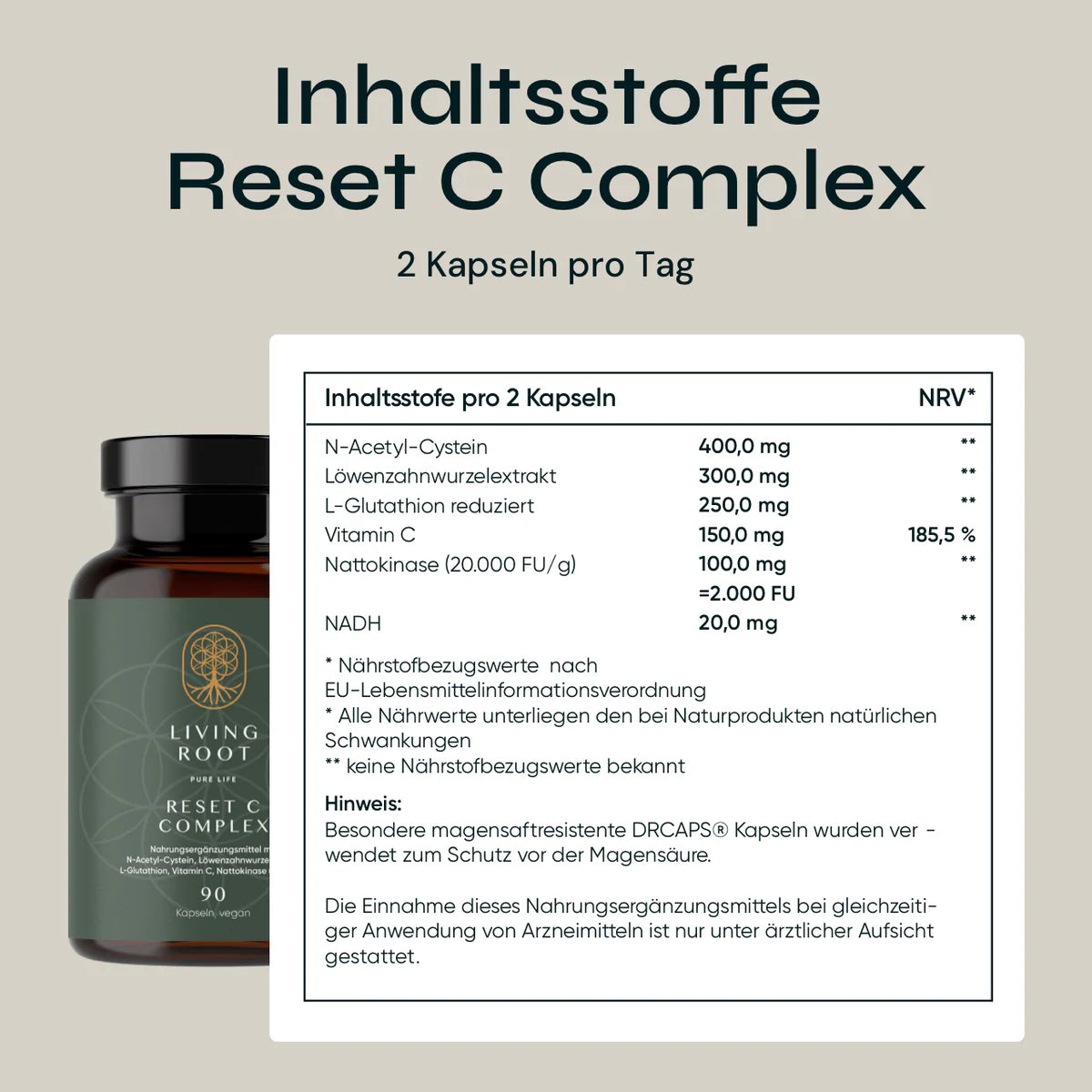 Reset C Complex | Kapseln 90 Stück