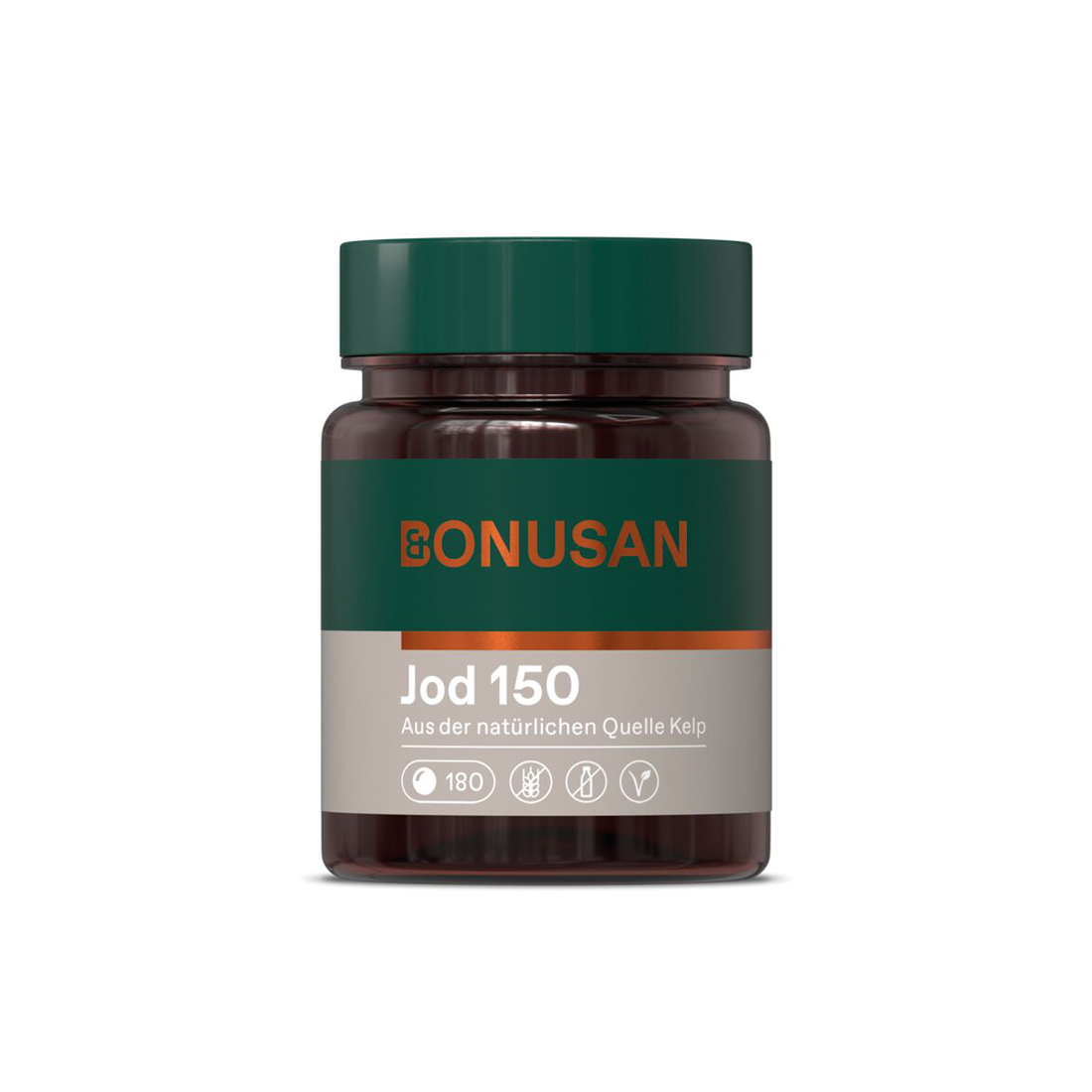 Jod 150 mcg (aus Kelp) | Tabletten 180 Stk.
