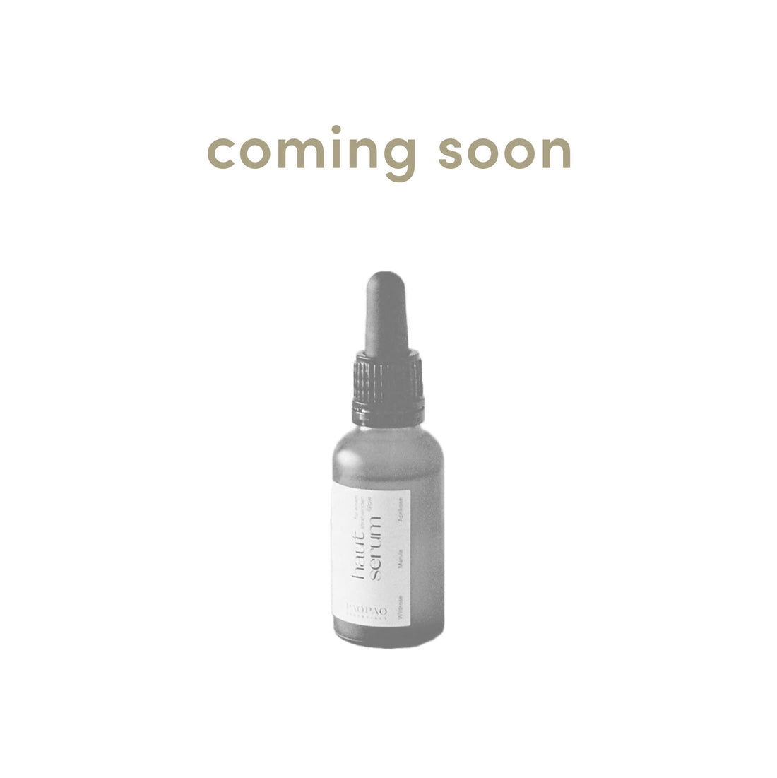 Coming soon | Hautserum | 30 ml