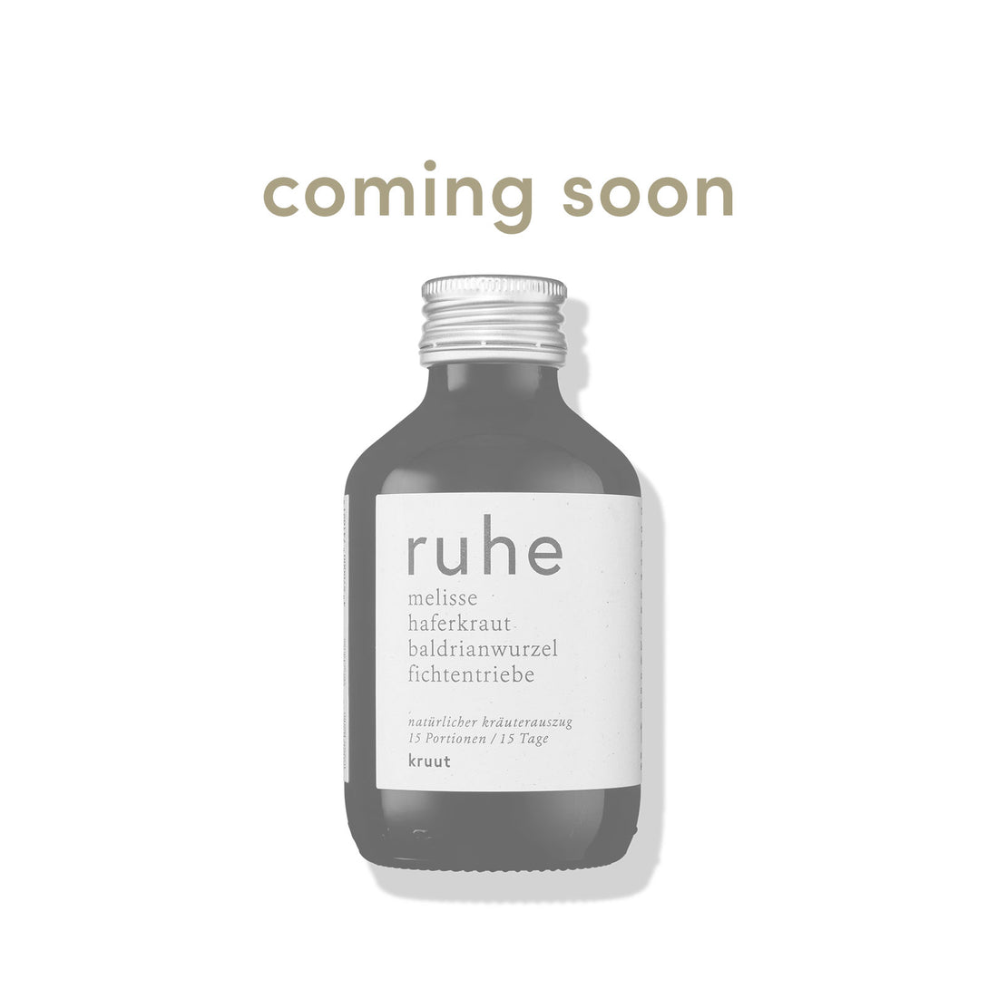 Coming soon | Oxymel Ruhe | 150 ml | 15 Port.