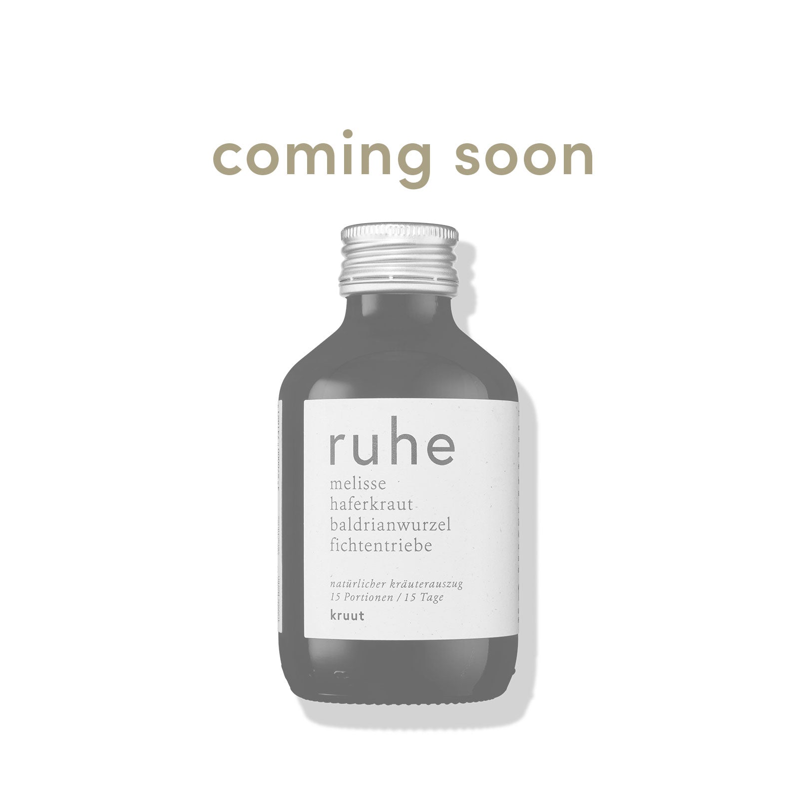 Coming soon | Oxymel Ruhe | 150 ml | 15 Port.